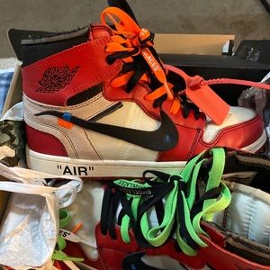 Offwhite Jordan’s 1’s retro’s VERY RARE MINT CONDITION AS WELL BOX INCLUDED $500
